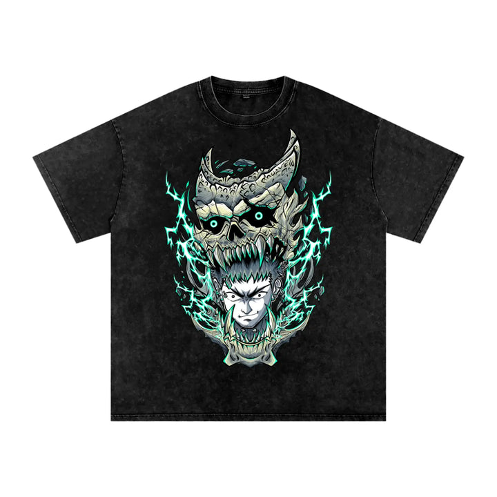 Kafka Kaiju No 8 Acid Wash Oversize T-Shirt ODMPOD