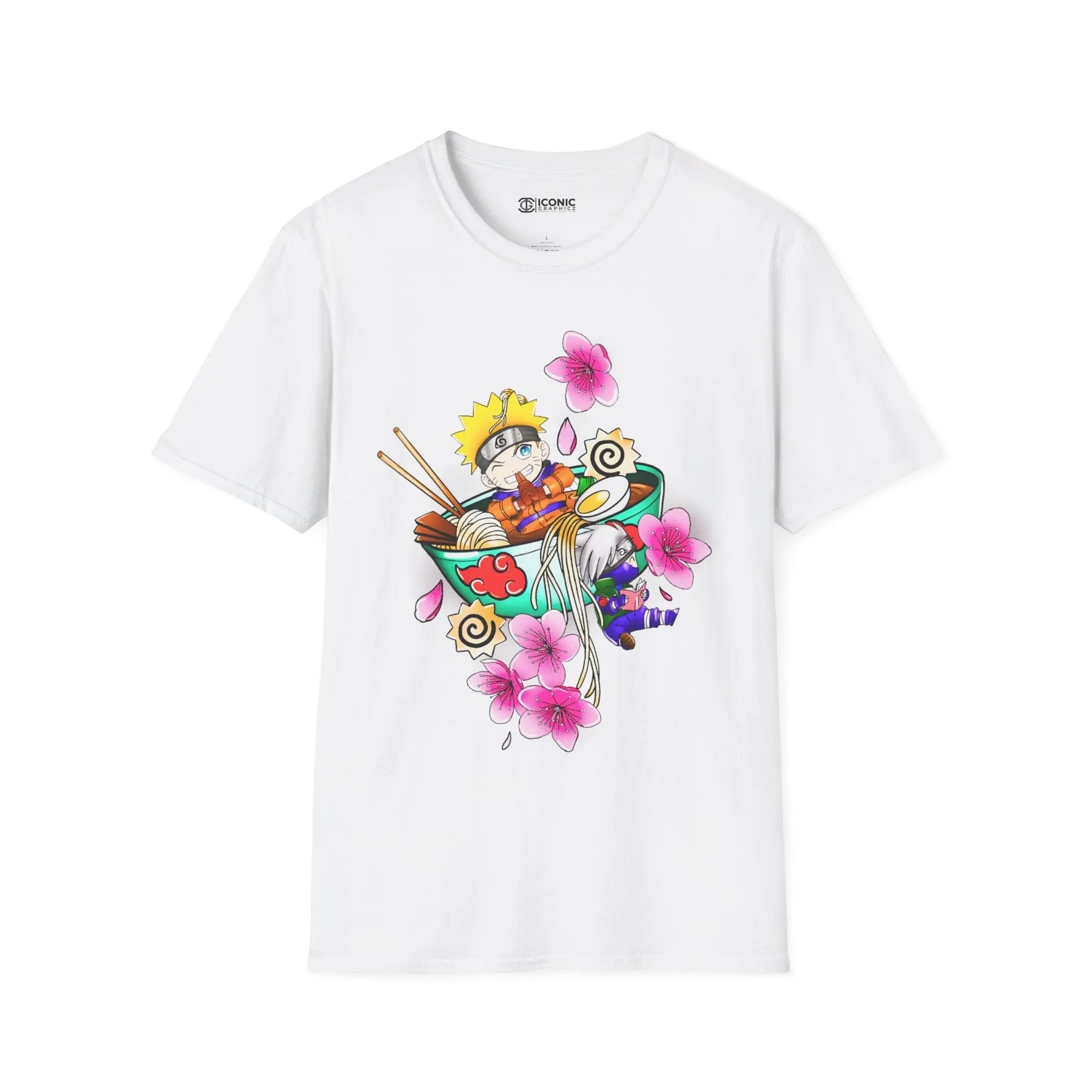 Kakashi and Uzumaki Naruto T-Shirt Printify