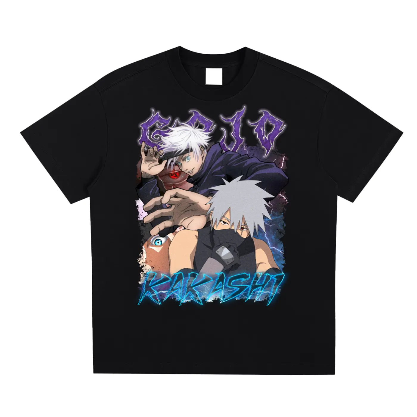 Kakashi x Gojo Naruto x Jujitsu Kaisen Sorona Quick-Dry Cooling T-shirt ODMPOD