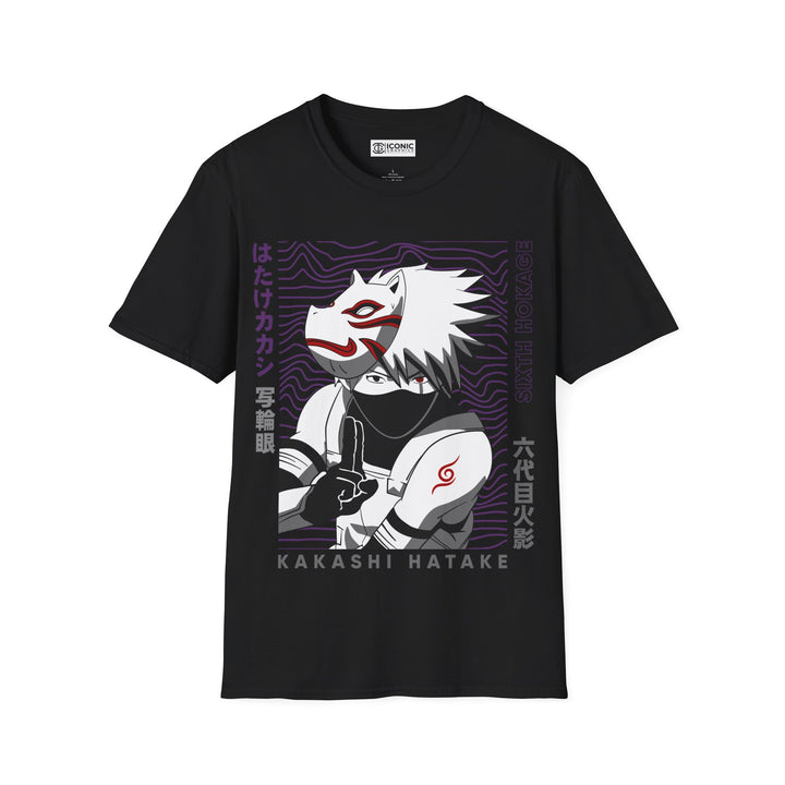 Kakashi Naruto T-Shirt - IGZ Clothing  - Kakashi Unisex Softstyle T-Shirt Best Price 26 at IGZ Clothing 
