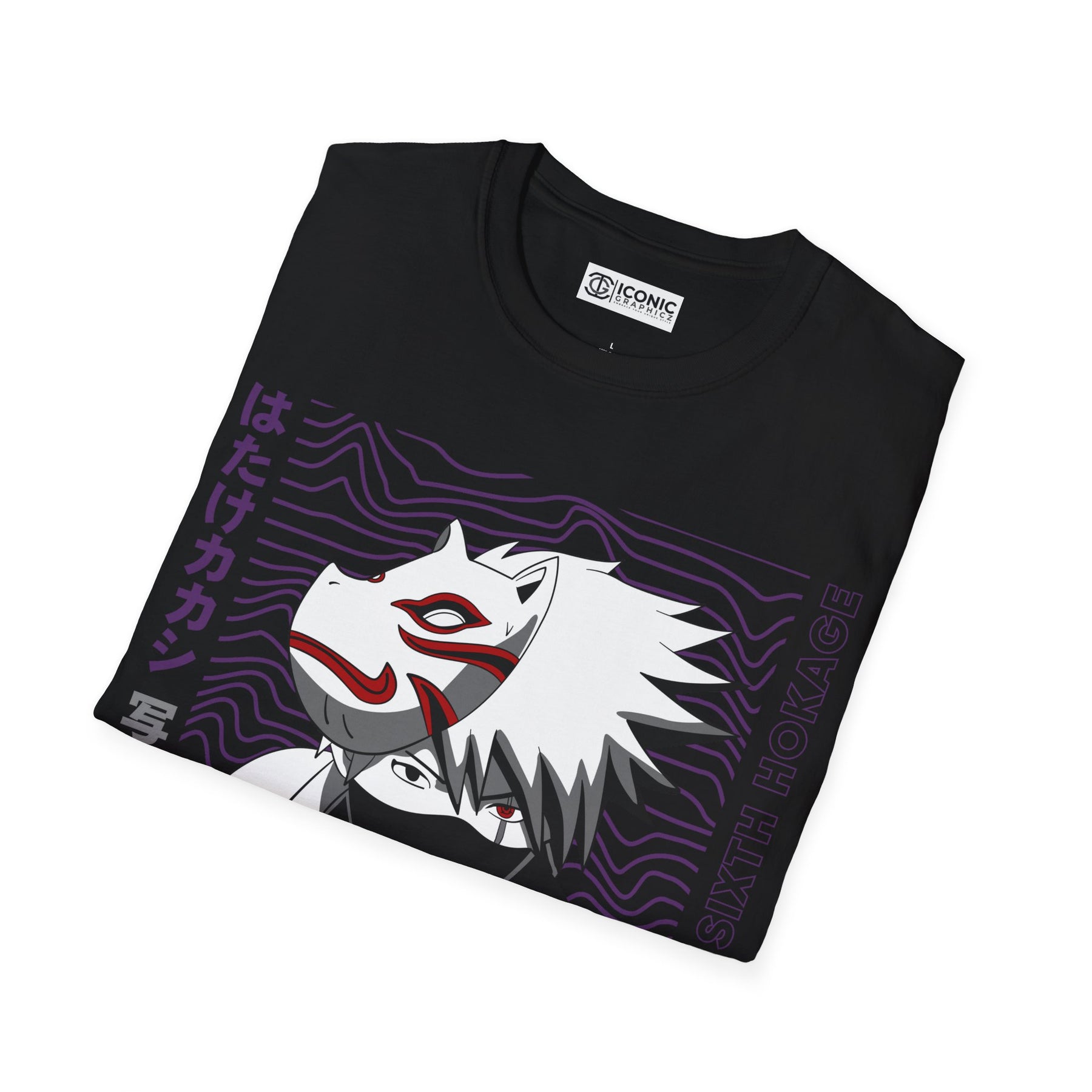 Kakashi Naruto T-Shirt - IGZ Clothing  - Kakashi Unisex Softstyle T-Shirt Best Price 26 at IGZ Clothing 
