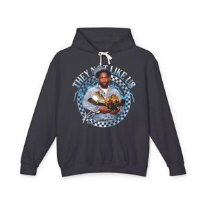 Kendrick Lamar Inspired Unisex Lightweight Hooded Sweatshirt - Unique Tribute to Hip-Hop Culture Printify