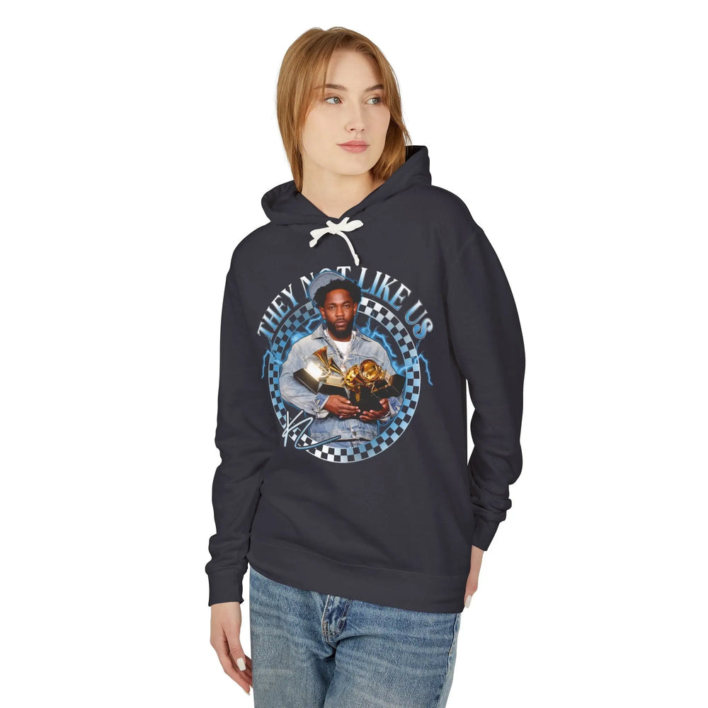 Kendrick Lamar Inspired Unisex Lightweight Hooded Sweatshirt - Unique Tribute to Hip-Hop Culture Printify