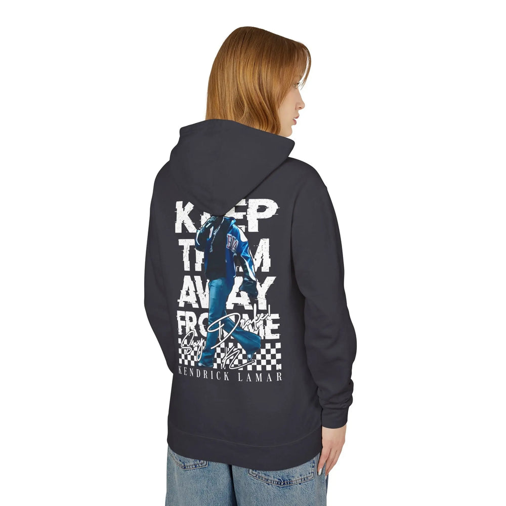 Kendrick Lamar Inspired Unisex Lightweight Hooded Sweatshirt - Unique Tribute to Hip-Hop Culture Printify
