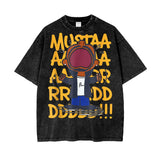 Kendrick Lamar Mustard Oversize Snow Washed T-Shirt ODMPOD