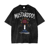 Kendrick Lamar Mustard Oversize Snow Washed T-Shirt ODMPOD