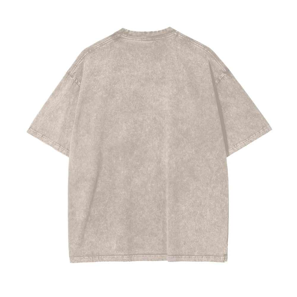 Kendrick Lamar Mustard Oversize Snow Washed T-Shirt ODMPOD