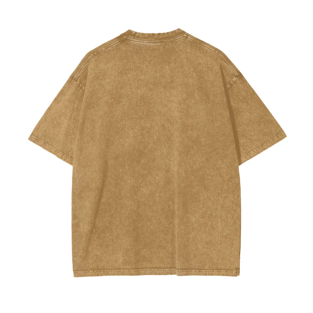 Kendrick Lamar Mustard Oversize Snow Washed T-Shirt ODMPOD