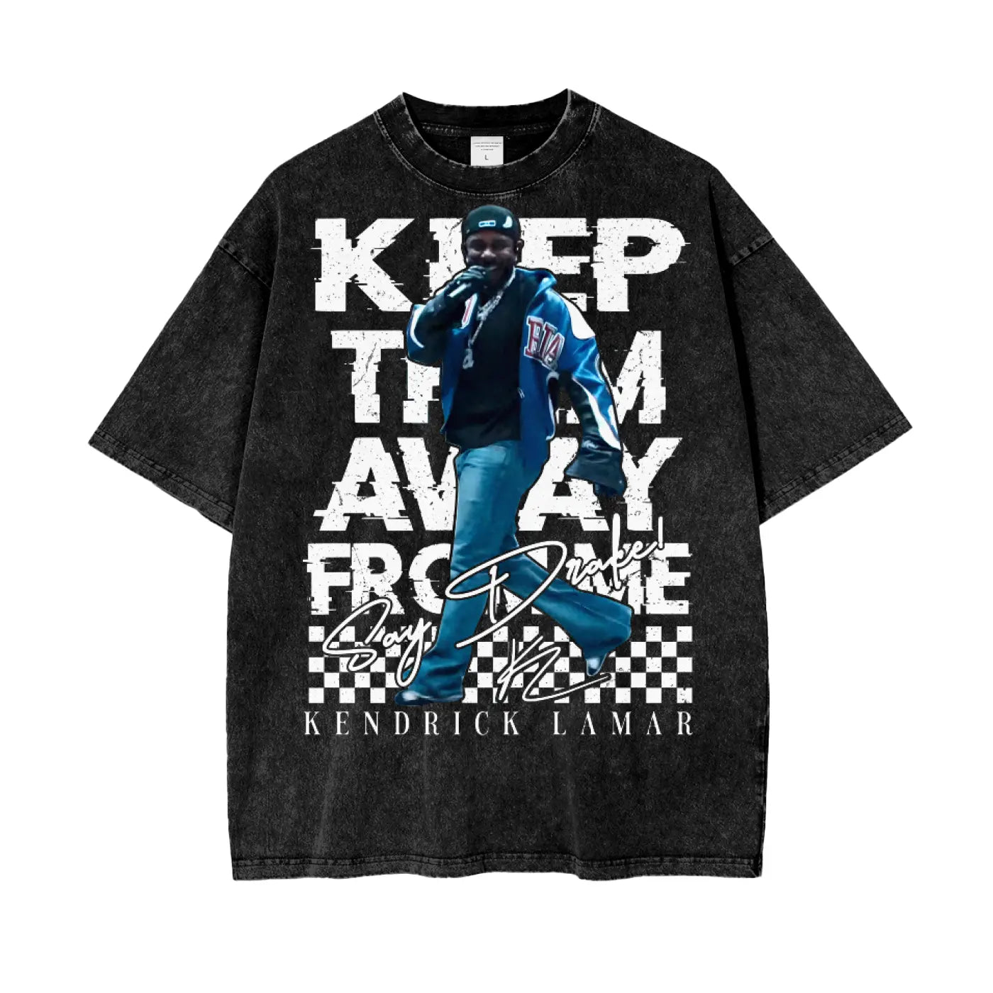 Kendrick Lamar Oversize Snow Washed T-Shirt ODMPOD