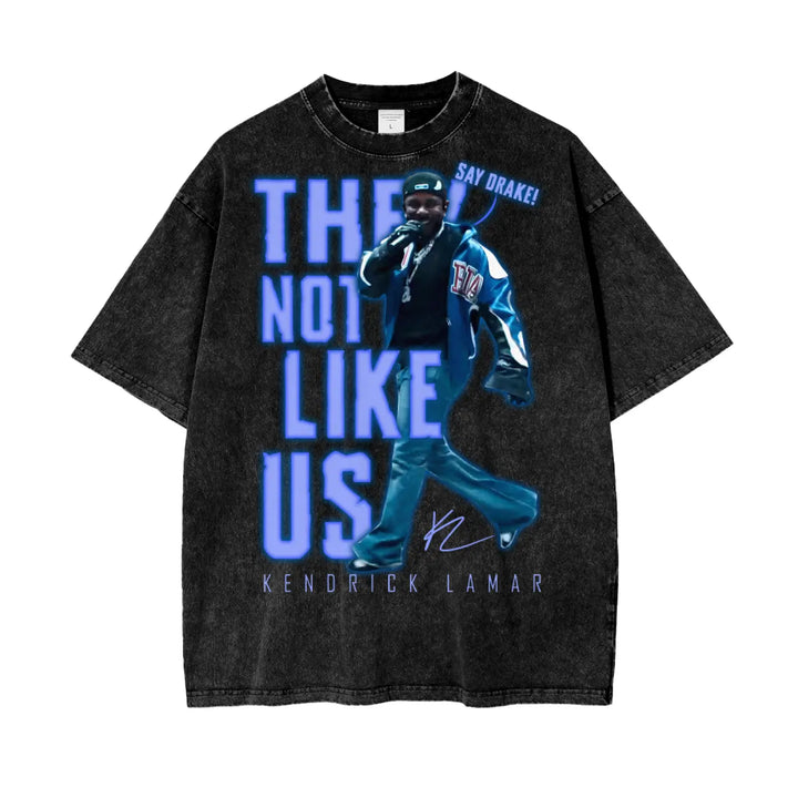 Kendrick Lamar Oversize Snow Washed T-Shirt ODMPOD