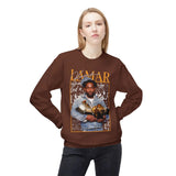 Kendrick Lamar Tribute Crewneck Sweatshirt - Unisex Midweight Fashion Printify