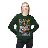 Kendrick Lamar Tribute Crewneck Sweatshirt - Unisex Midweight Fashion Printify