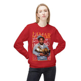 Kendrick Lamar Tribute Crewneck Sweatshirt - Unisex Midweight Fashion Printify