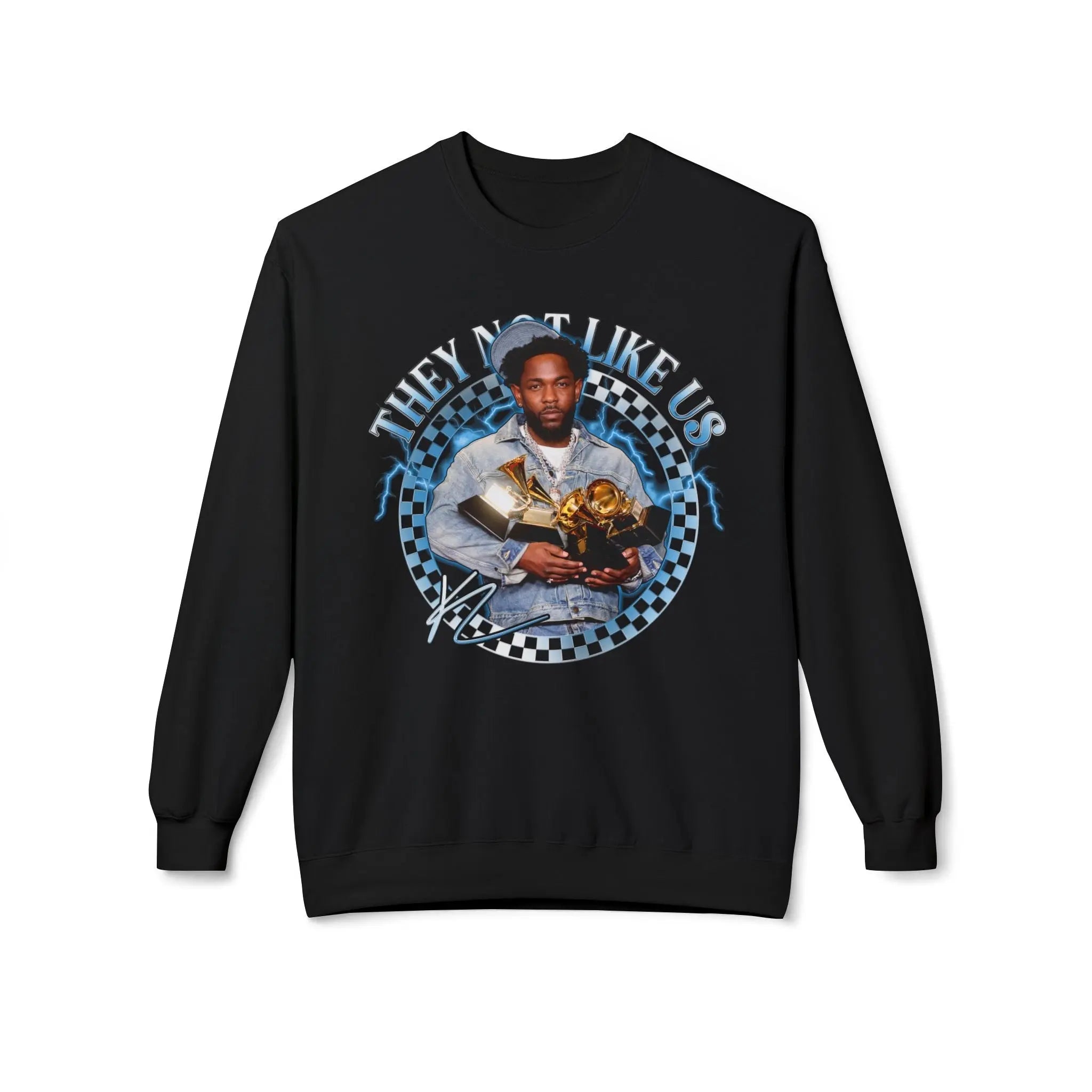 Kendrick Lamar Unisex Softstyle Crewneck Sweatshirt - They Not Like Us Design Printify