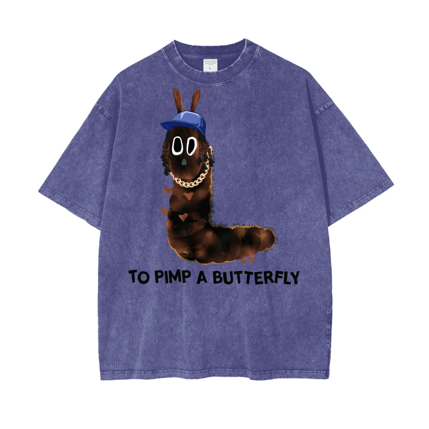 Kendrick Lamar to Pimp a Butterfly Oversize Snow Washed T-Shirt ODMPOD