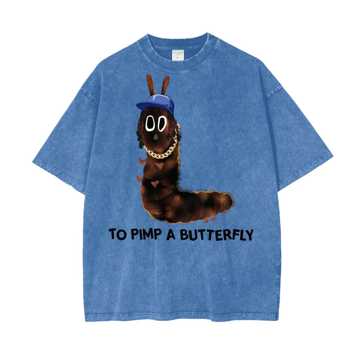 Kendrick Lamar to Pimp a Butterfly Oversize Snow Washed T-Shirt ODMPOD