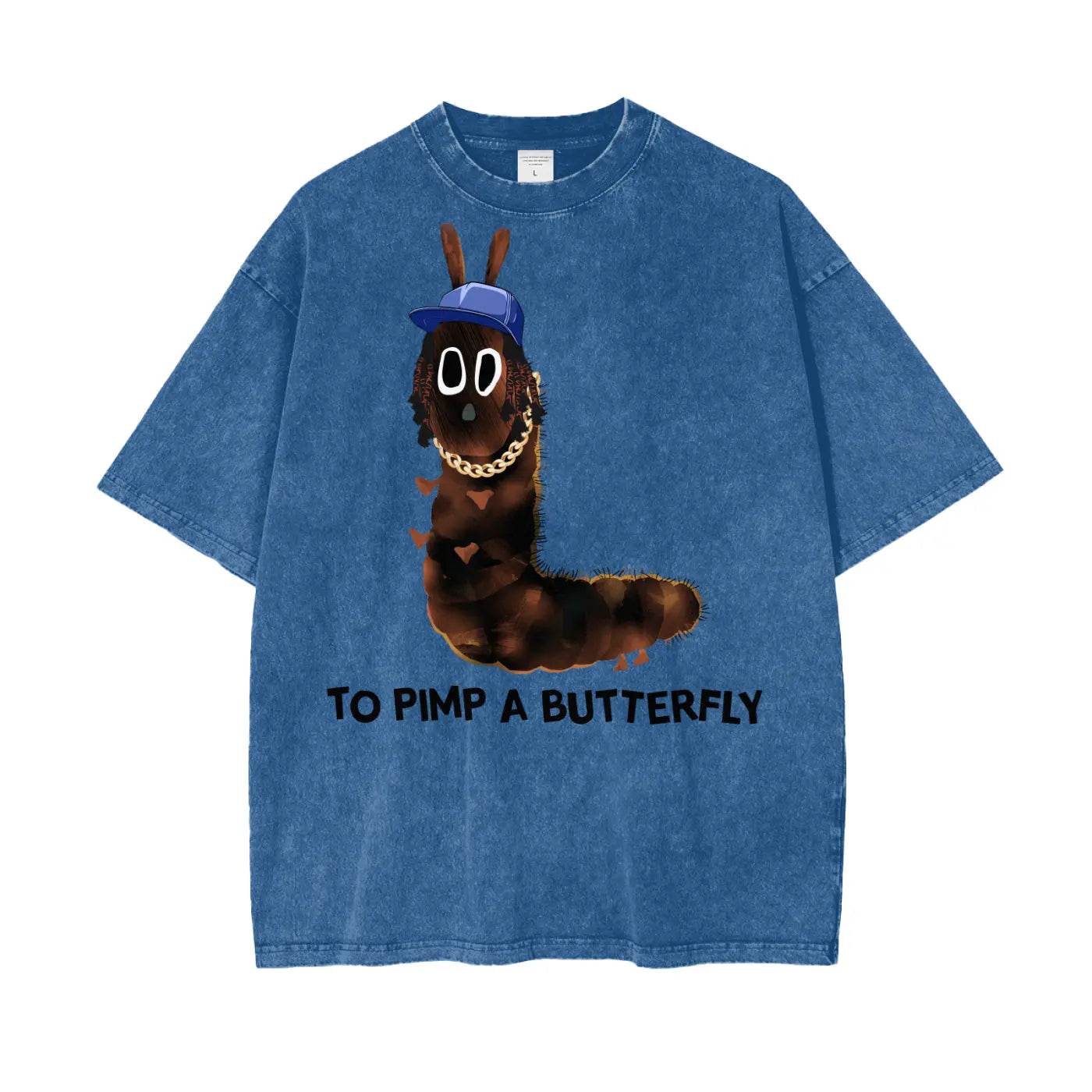 Kendrick Lamar to Pimp a Butterfly Oversize Snow Washed T-Shirt ODMPOD
