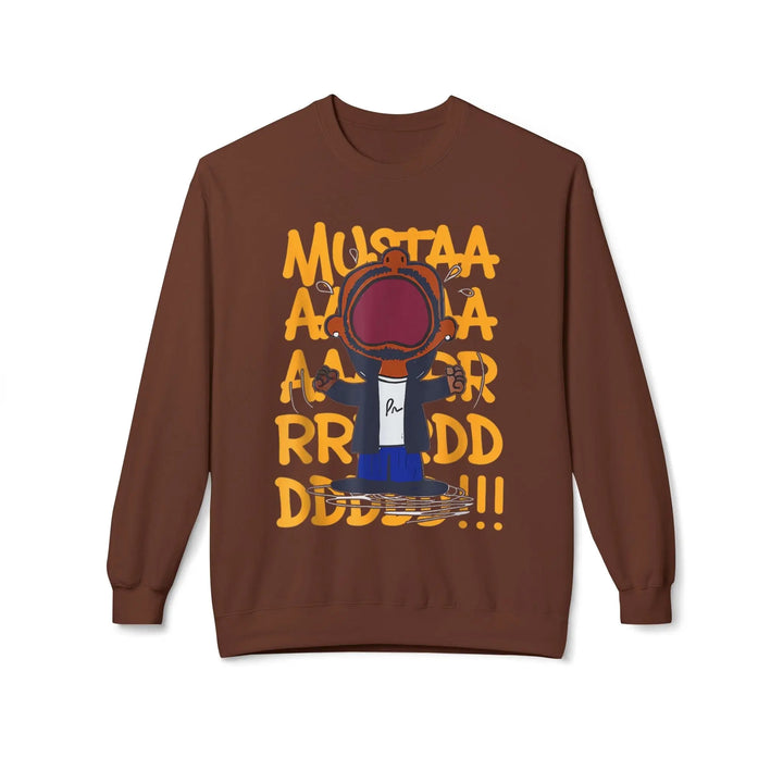 Kendrick Mustard Unisex Funny Graphic Crewneck Sweatshirt - 'Mustaa Aaarrrrddddd!!!' Printify