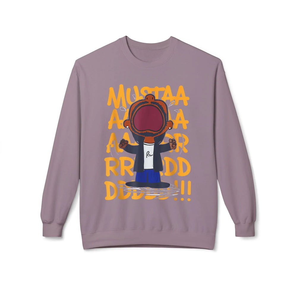 Kendrick Mustard Unisex Funny Graphic Crewneck Sweatshirt - 'Mustaa Aaarrrrddddd!!!' Printify