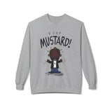 Kendrick Mustard Unisex Midweight Fleece Sweatshirt – Fun and Comfy Apparel for All Occasions Printify