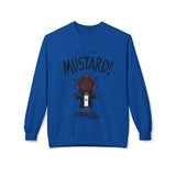 Kendrick Mustard Unisex Midweight Fleece Sweatshirt – Fun and Comfy Apparel for All Occasions Printify