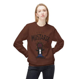 Kendrick Mustard Unisex Midweight Fleece Sweatshirt – Fun and Comfy Apparel for All Occasions Printify