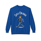 Kendrick Say Drake Graphic Fleece Sweatshirt - Unisex Midweight Crewneck Printify
