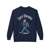 Kendrick Say Drake Graphic Fleece Sweatshirt - Unisex Midweight Crewneck Printify