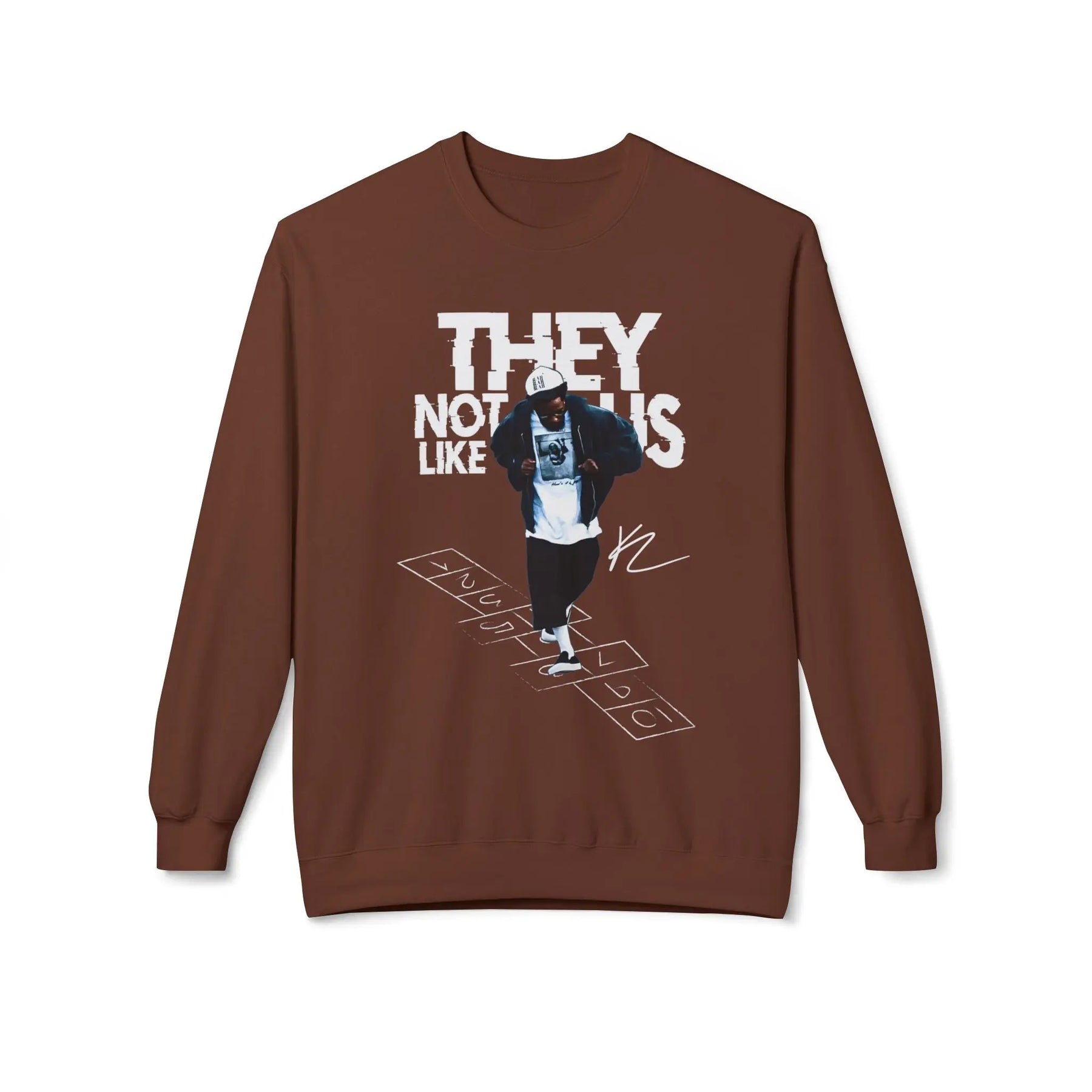 Kendrick Street Style Crewneck Sweatshirt - 'They Not Us Like Us' Printify
