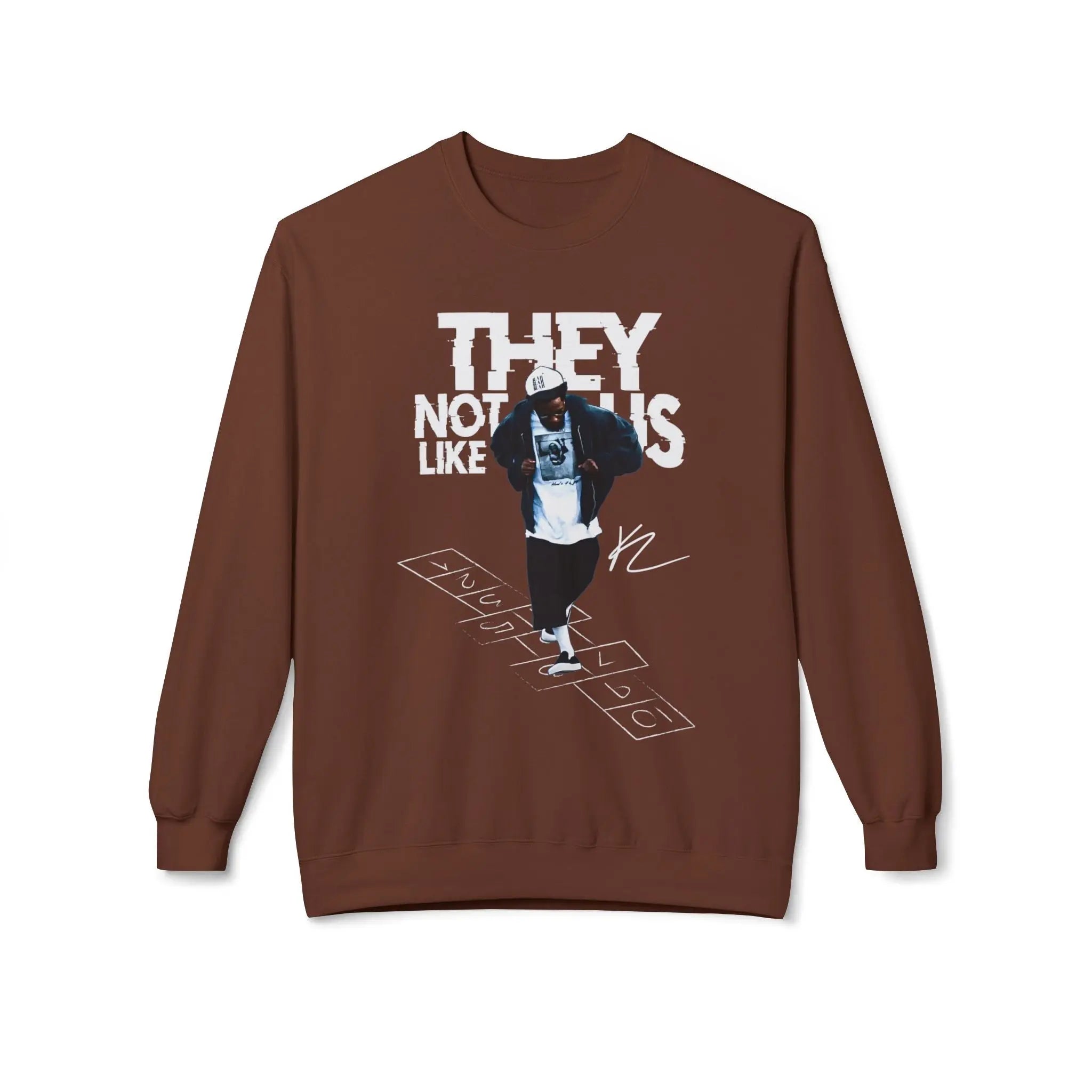 Kendrick Street Style Crewneck Sweatshirt - 'They Not Us Like Us' Printify