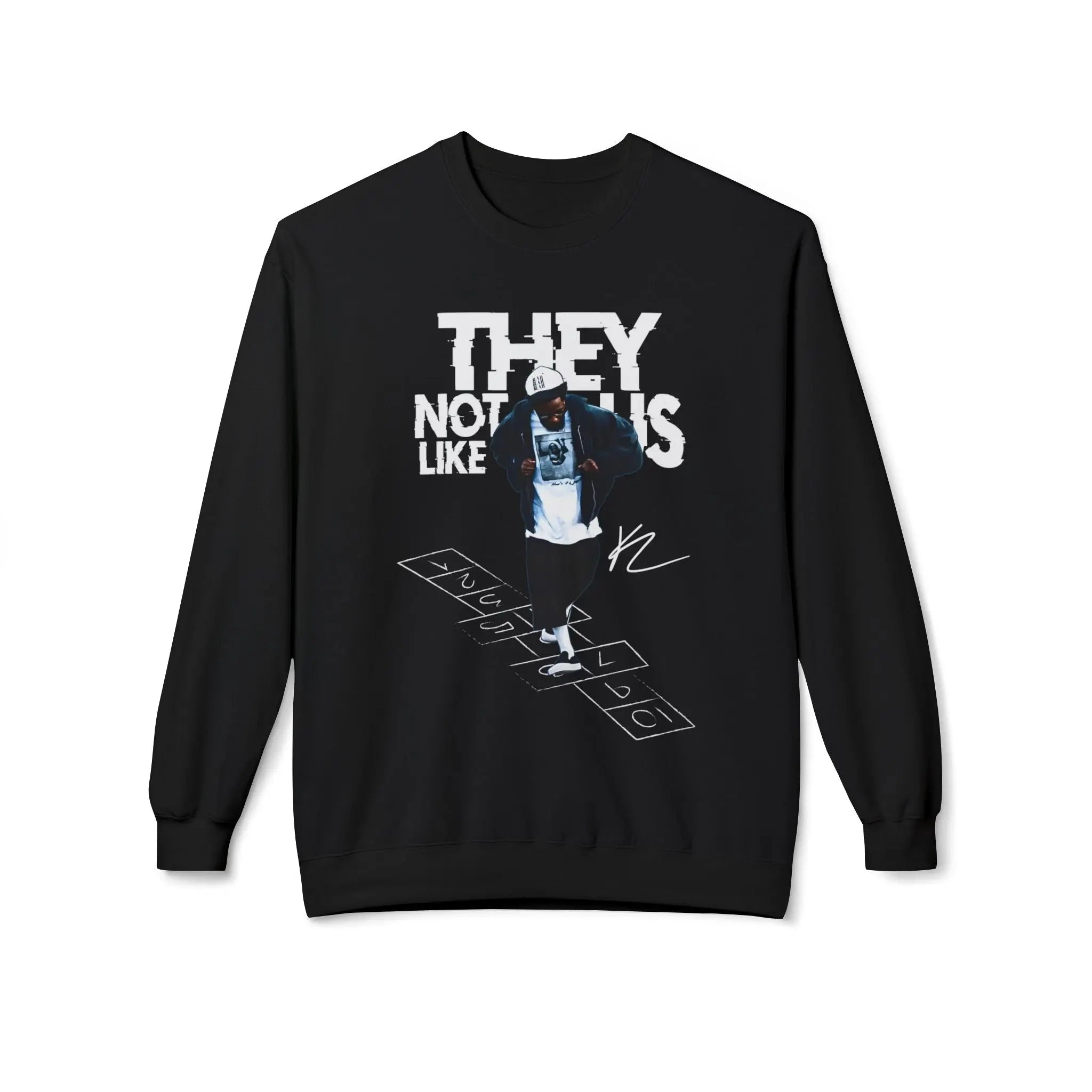 Kendrick Street Style Crewneck Sweatshirt - 'They Not Us Like Us' Printify