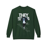 Kendrick Street Style Crewneck Sweatshirt - 'They Not Us Like Us' Printify