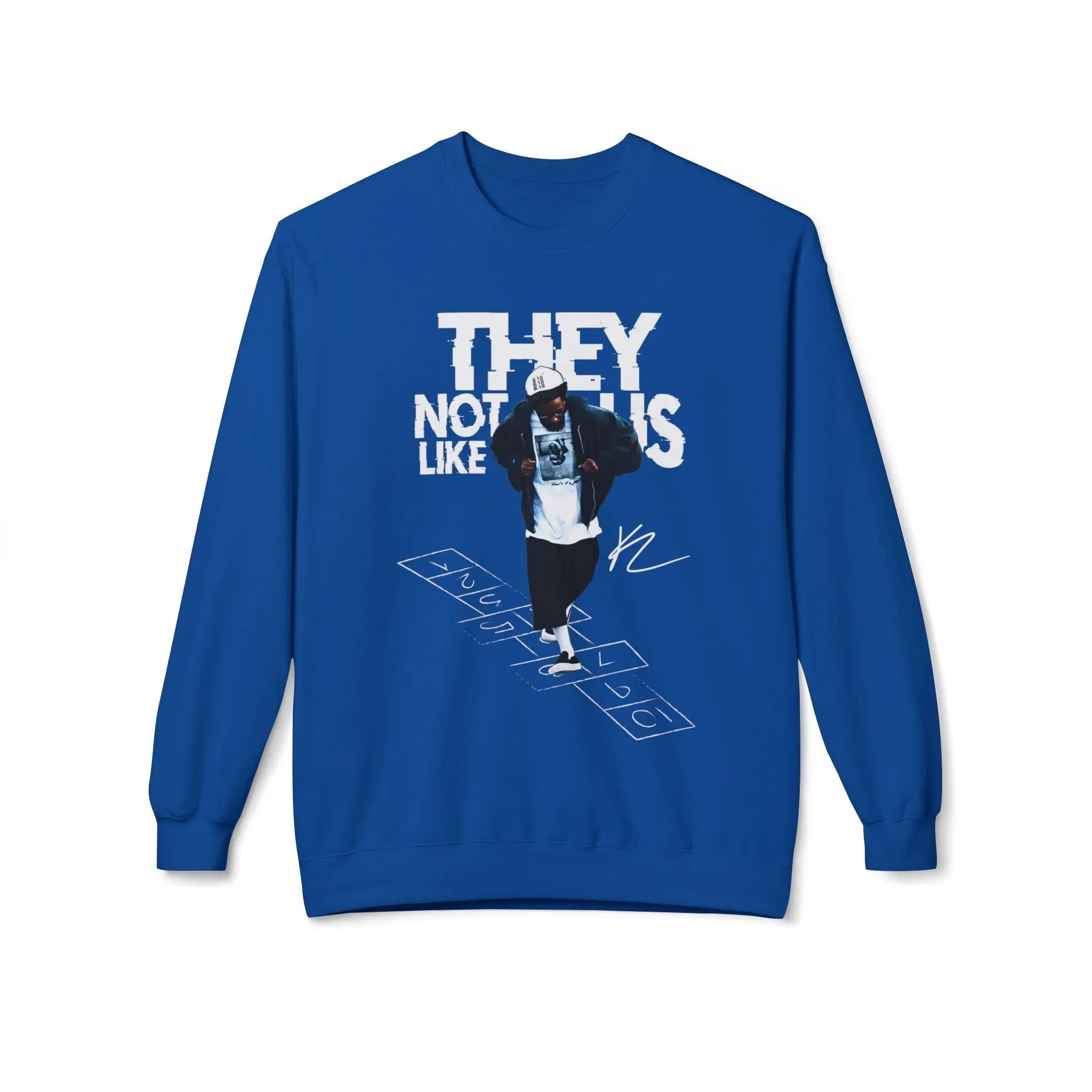 Kendrick Street Style Crewneck Sweatshirt - 'They Not Us Like Us' Printify
