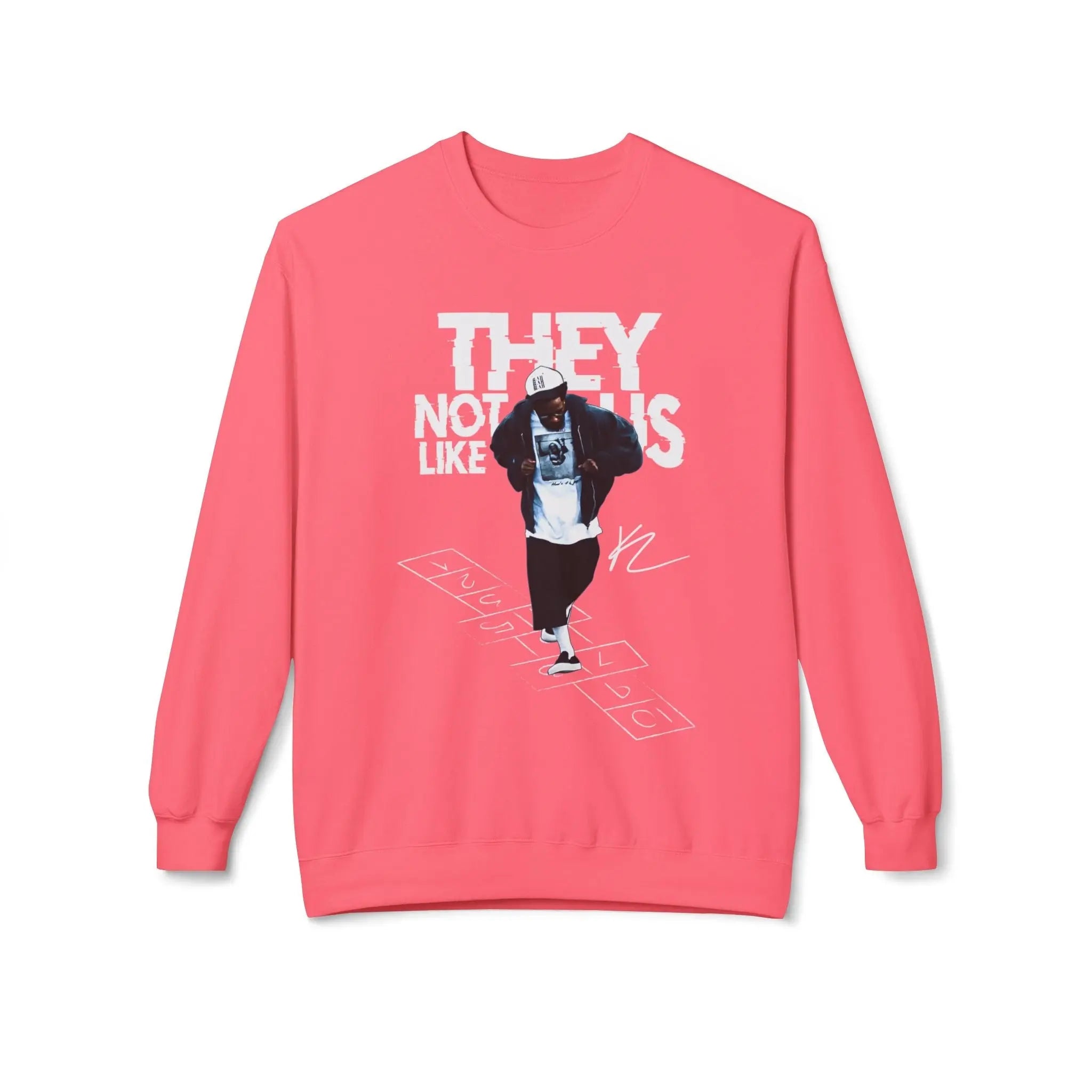 Kendrick Street Style Crewneck Sweatshirt - 'They Not Us Like Us' Printify