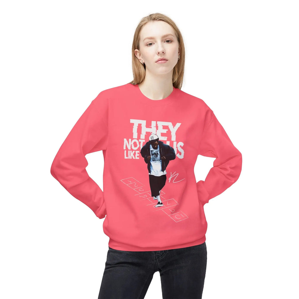 Kendrick Street Style Crewneck Sweatshirt - 'They Not Us Like Us' Printify
