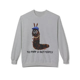 Kendrick Unisex Fleece Crewneck Sweatshirt - 'To Pimp a Butterfly' Design Printify
