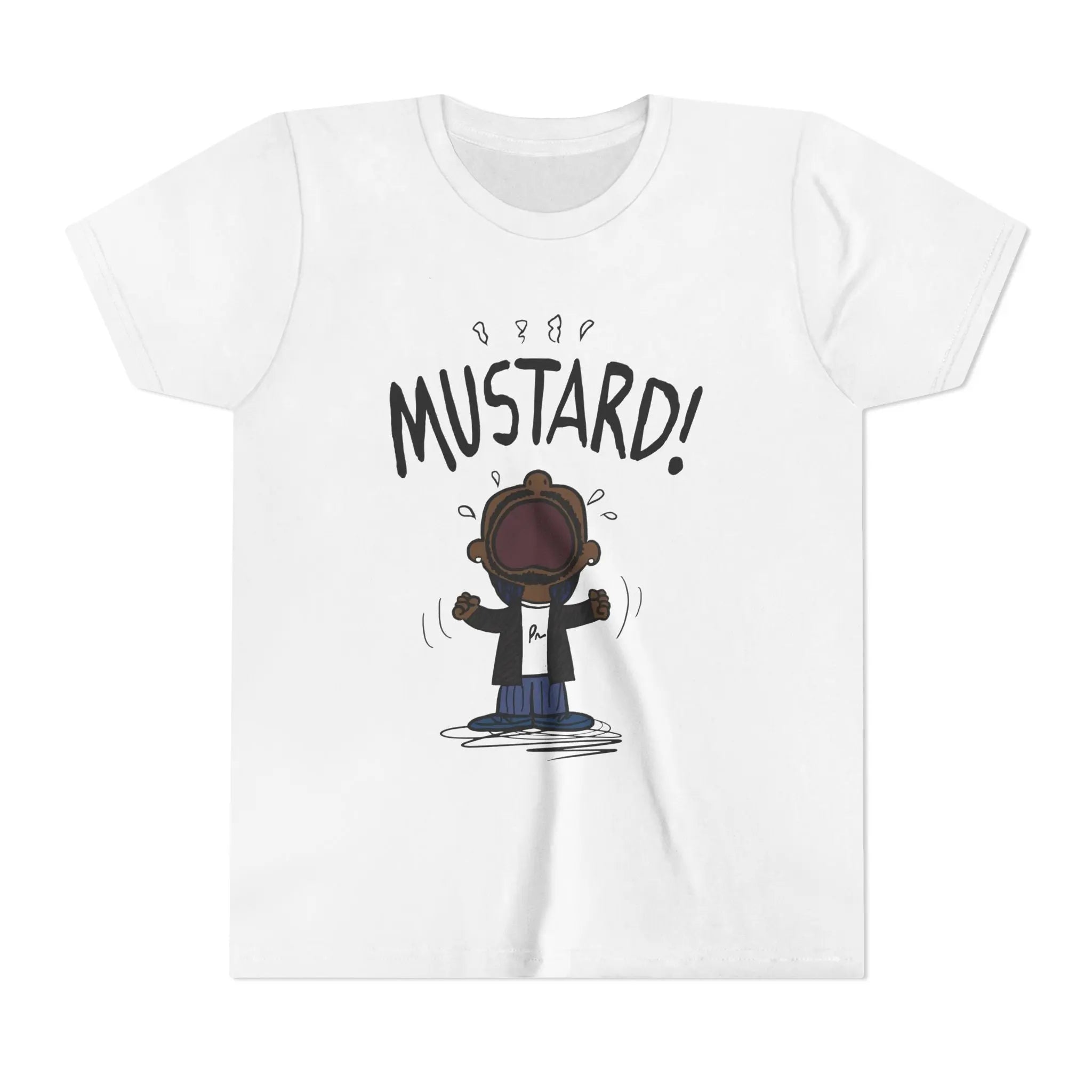 Kids Kendrick Lamar Mustard Graphic Tee Printify