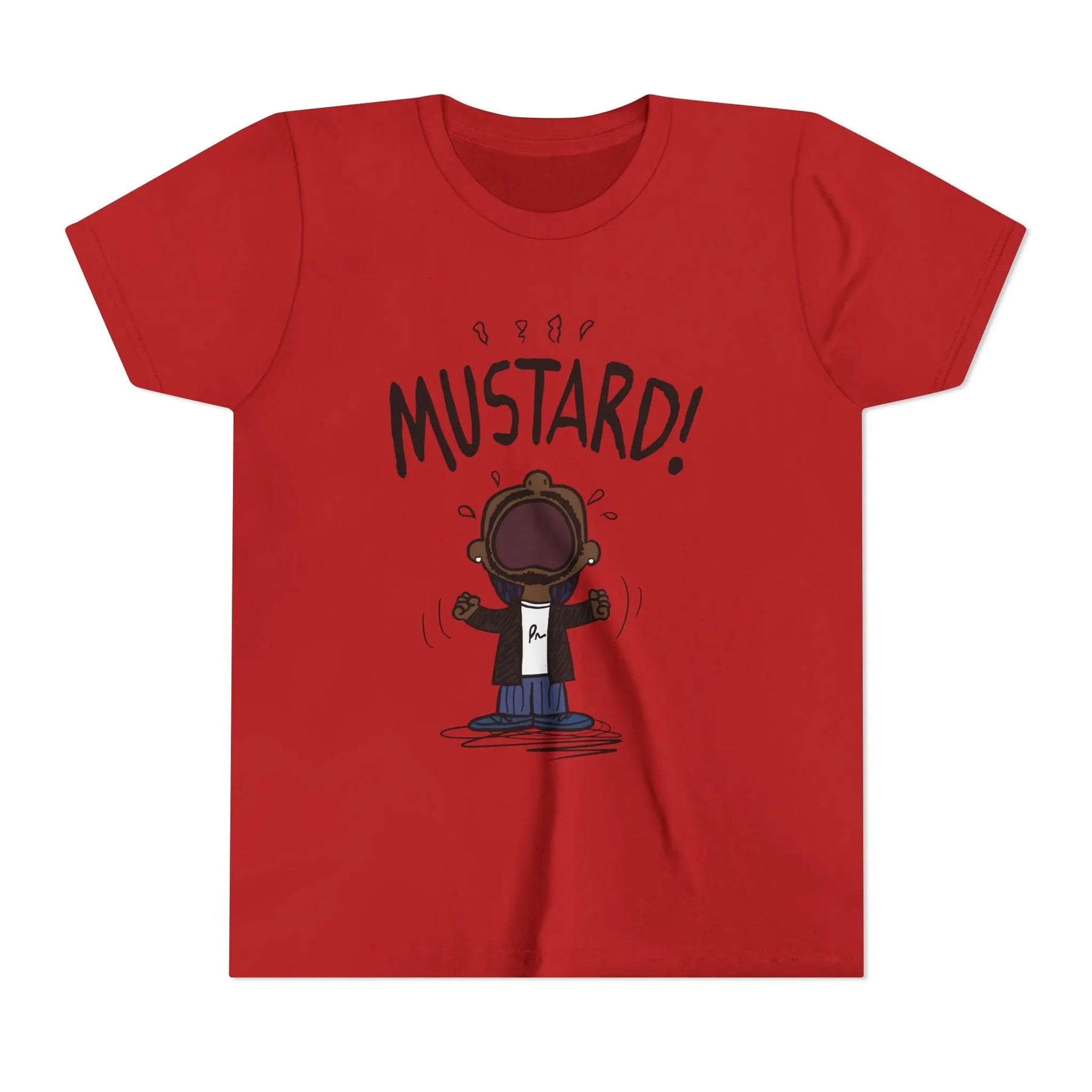 Kids Kendrick Lamar Mustard Graphic Tee Printify