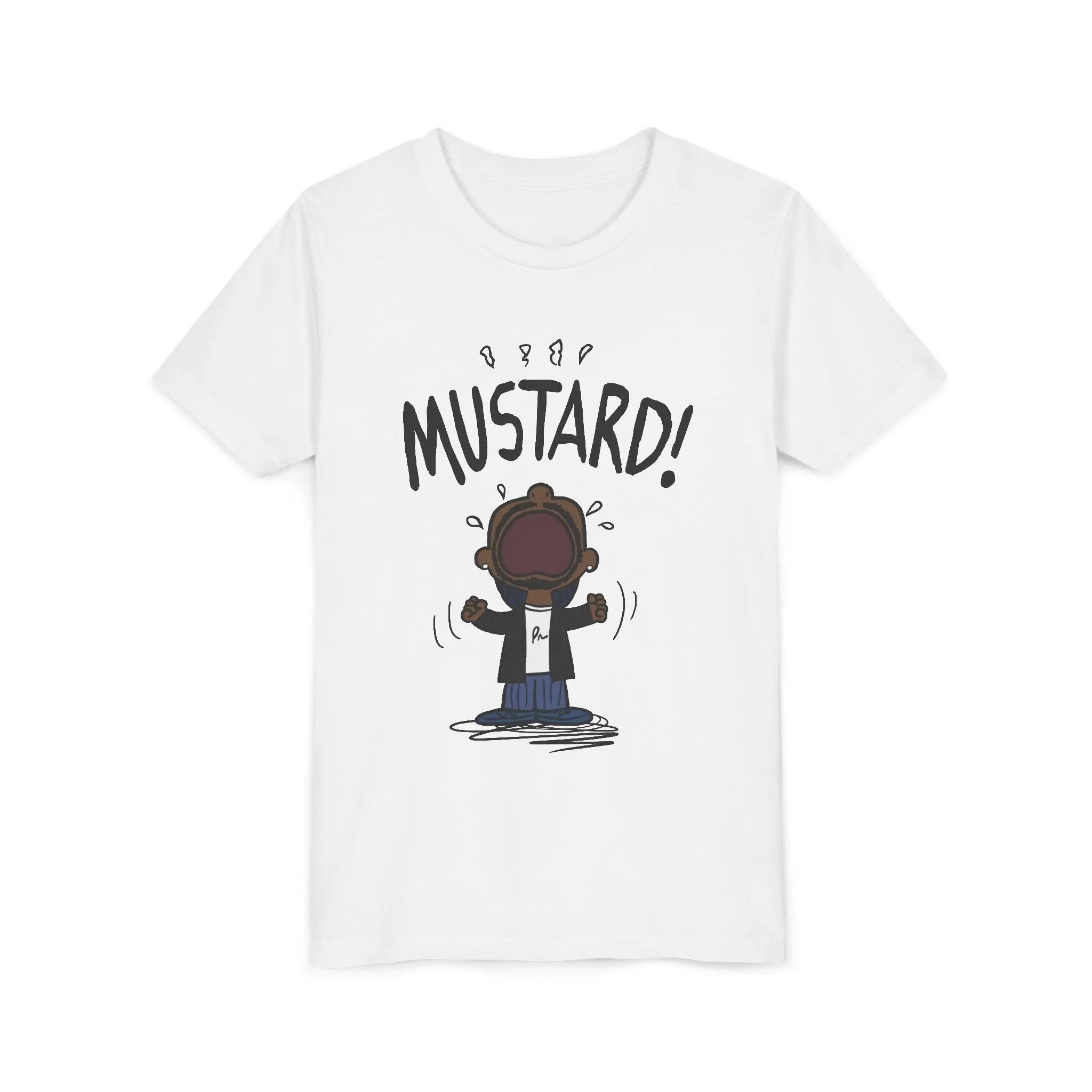Kids Kendrick Lamar Mustard Graphic Tee Printify