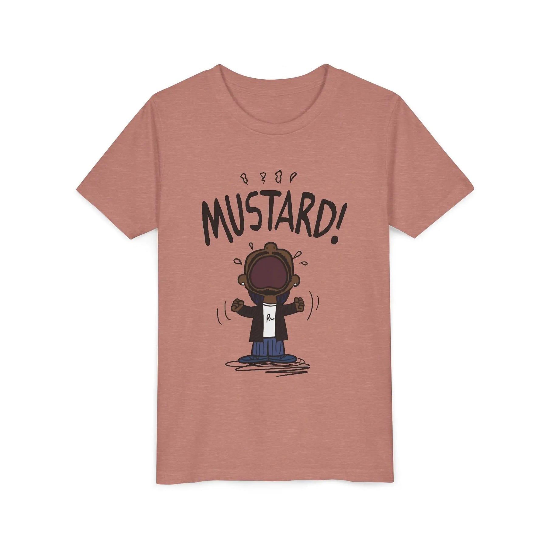 Kids Kendrick Lamar Mustard Graphic Tee Printify