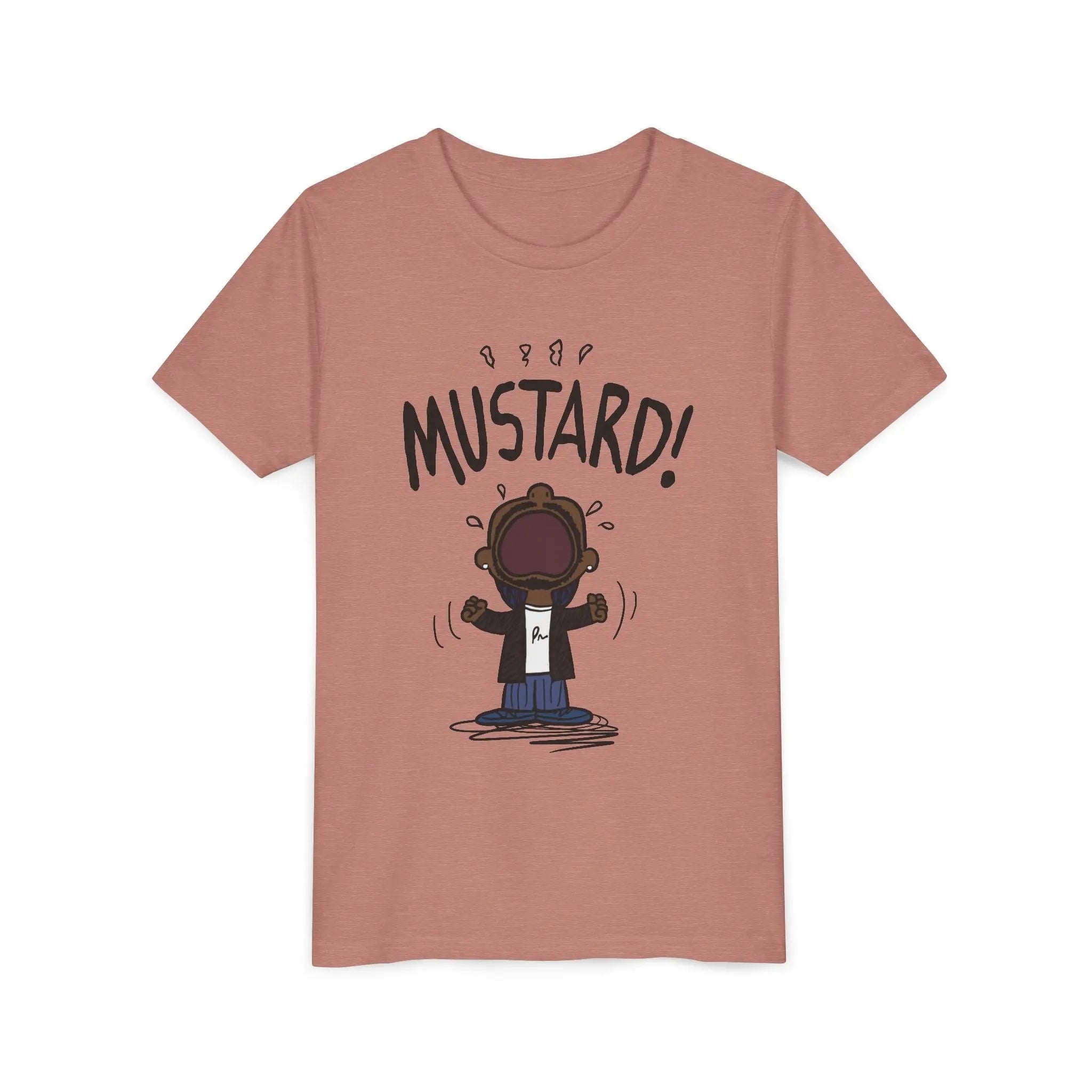 Kids Kendrick Lamar Mustard Graphic Tee Printify