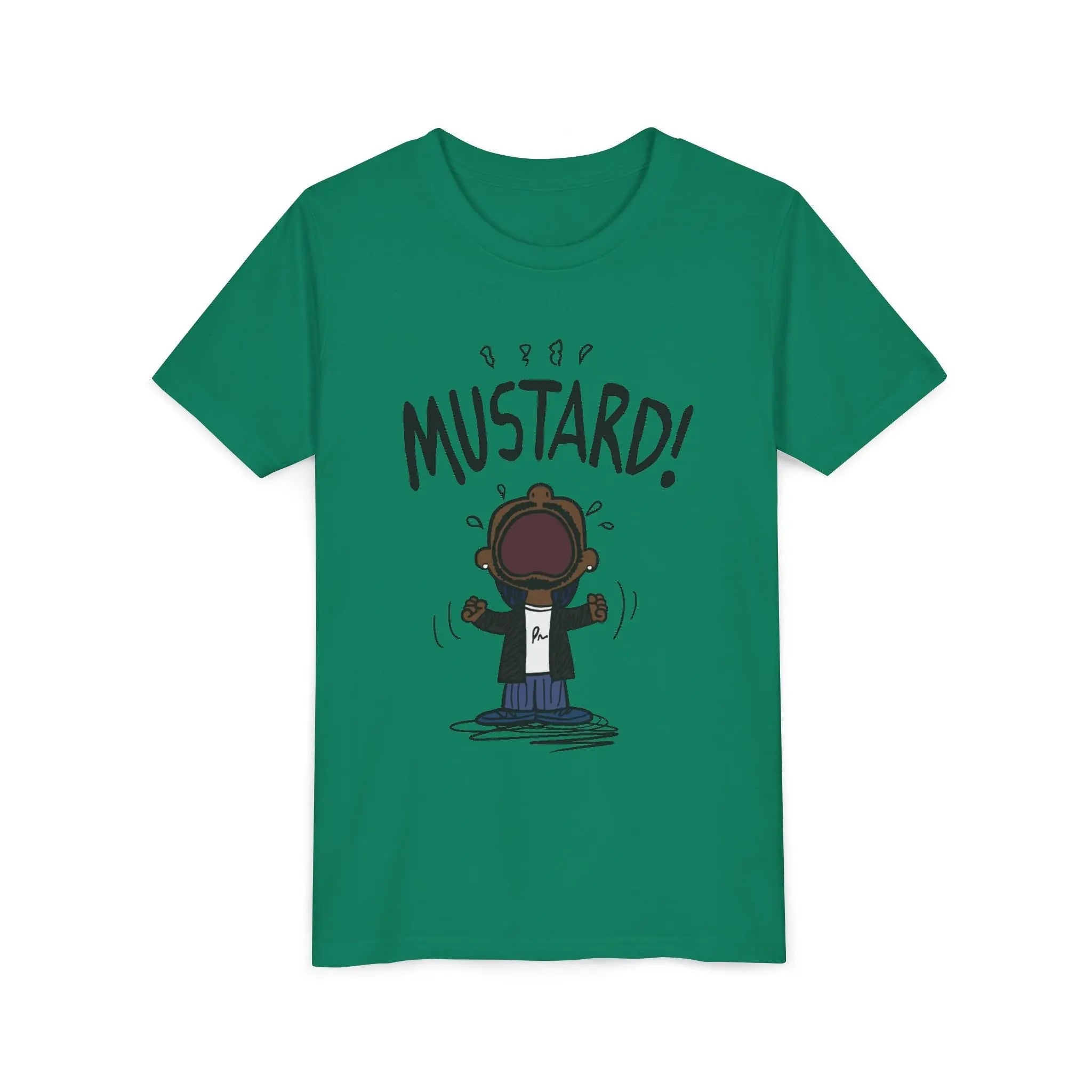 Kids Kendrick Lamar Mustard Graphic Tee Printify