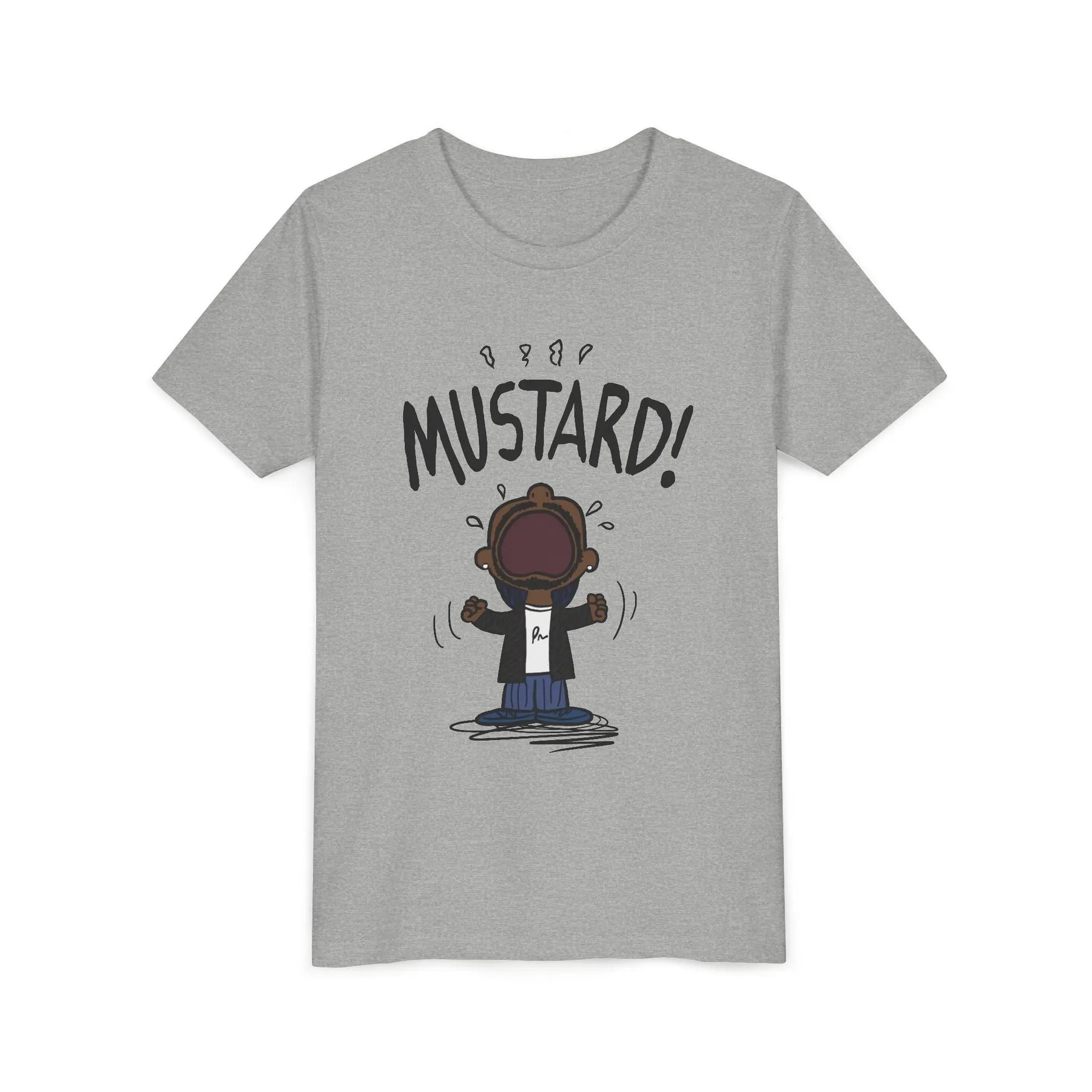 Kids Kendrick Lamar Mustard Graphic Tee Printify