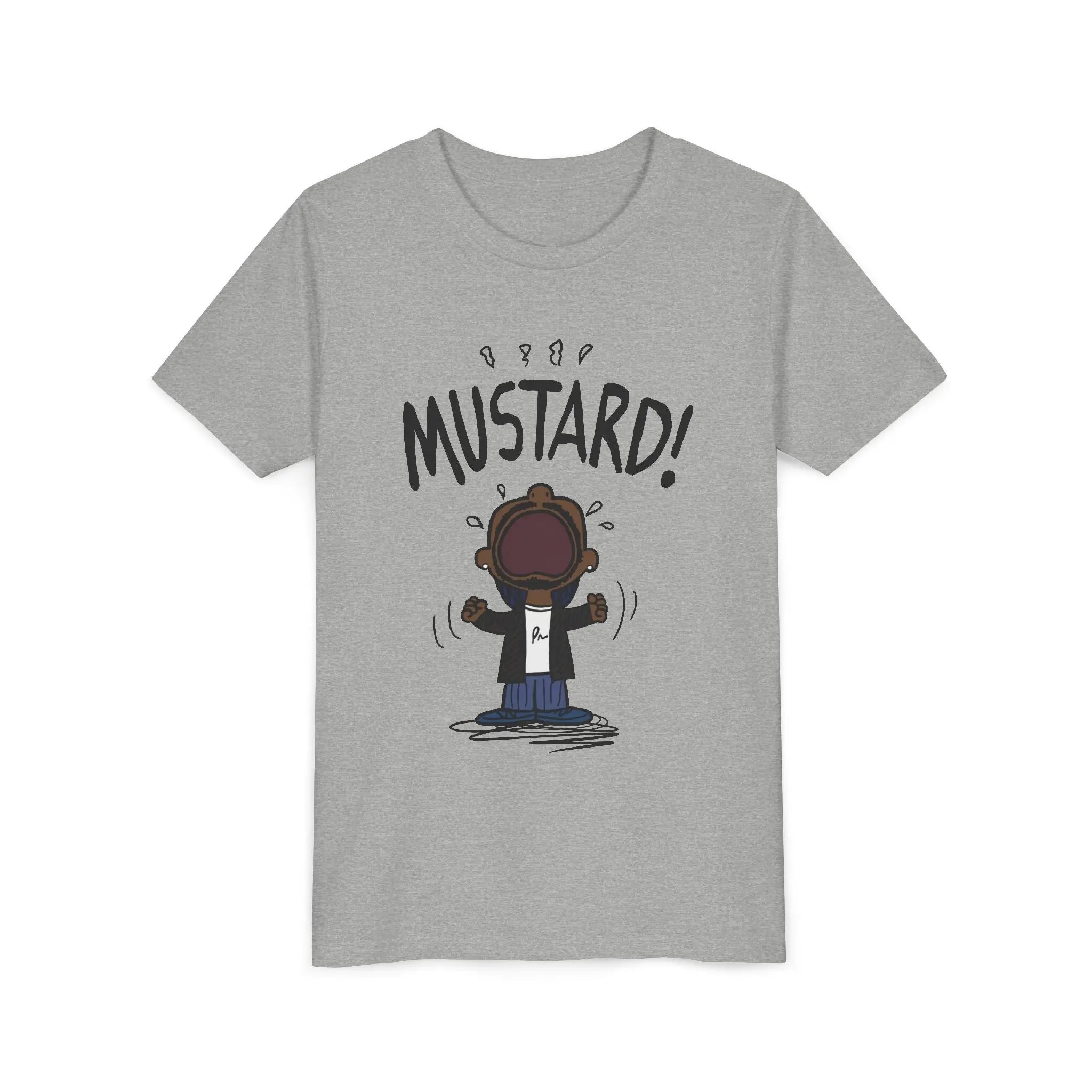 Kids Kendrick Lamar Mustard Graphic Tee Printify