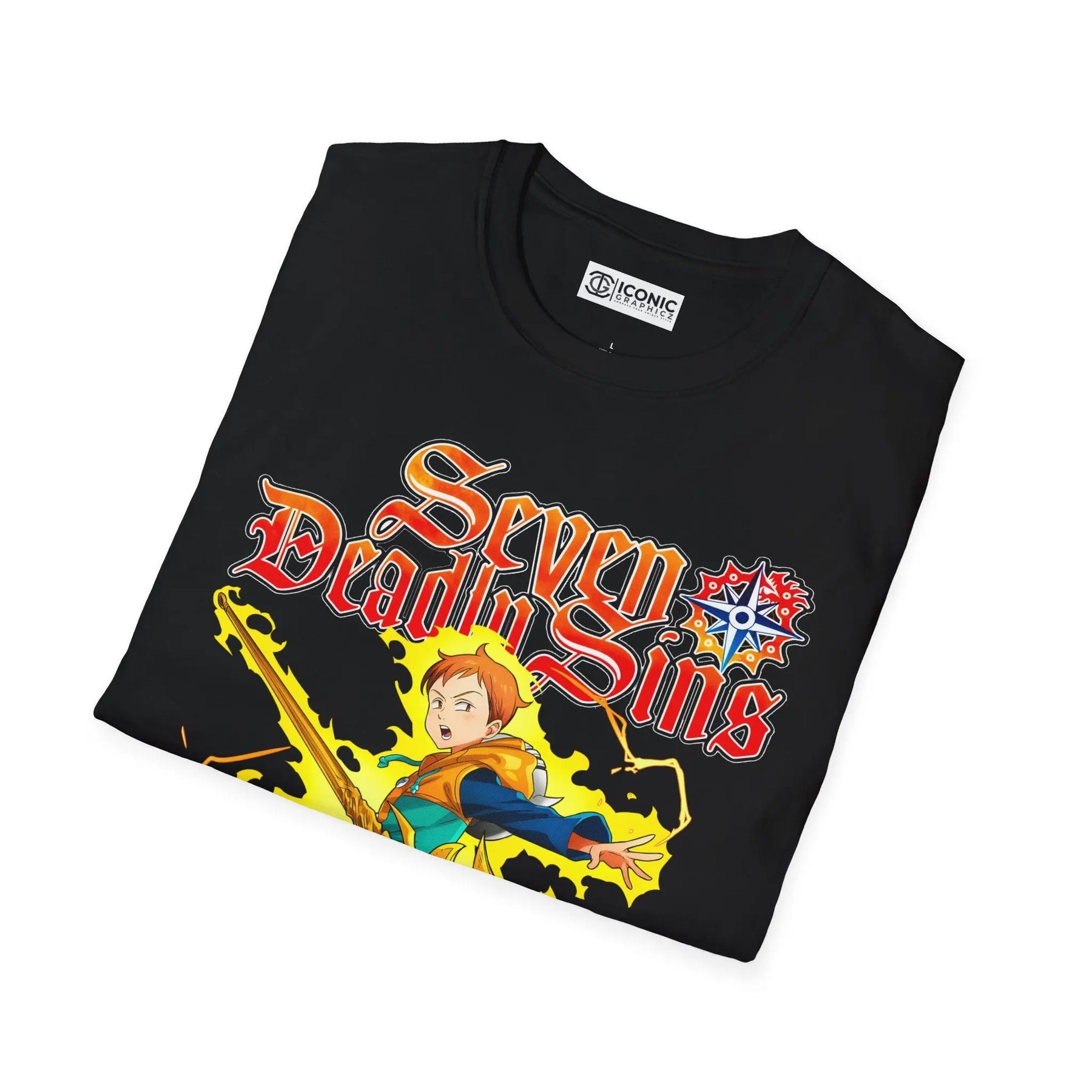King The Seven Deadly Sins T-Shirt Printify