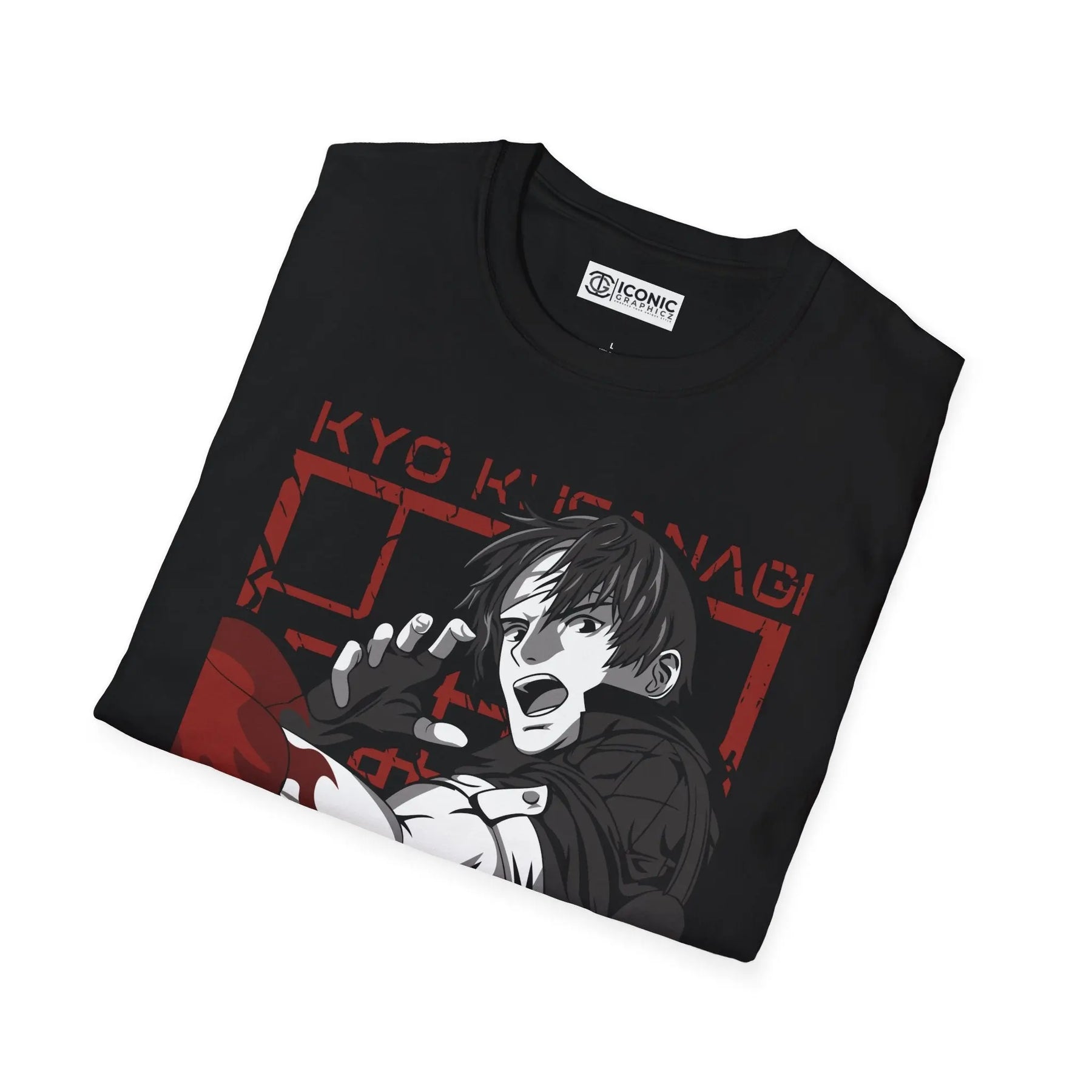 King of fighters Kyo Kusanagi Graphic T-Shirt Printify
