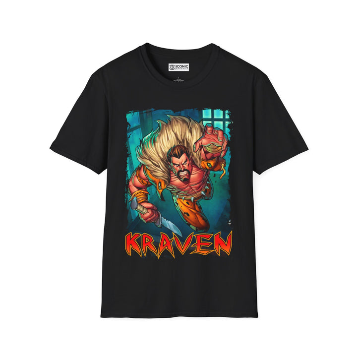 Kraven T-Shirt - IGZ Clothing  - Kraven Unisex Softstyle T-Shirt Best Price 26 at IGZ Clothing 