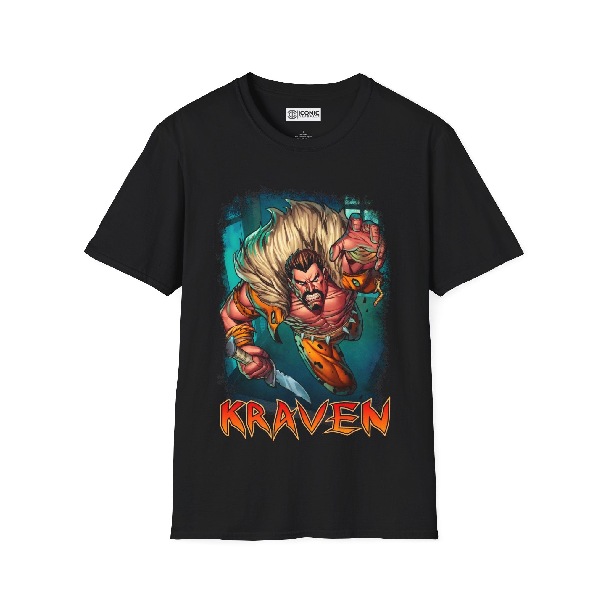 Kraven Unisex Softstyle T-Shirt - IGZ Clothing  - Raven Unisex Softstyle T-Shirt Best Price 26 at IGZ Clothing 