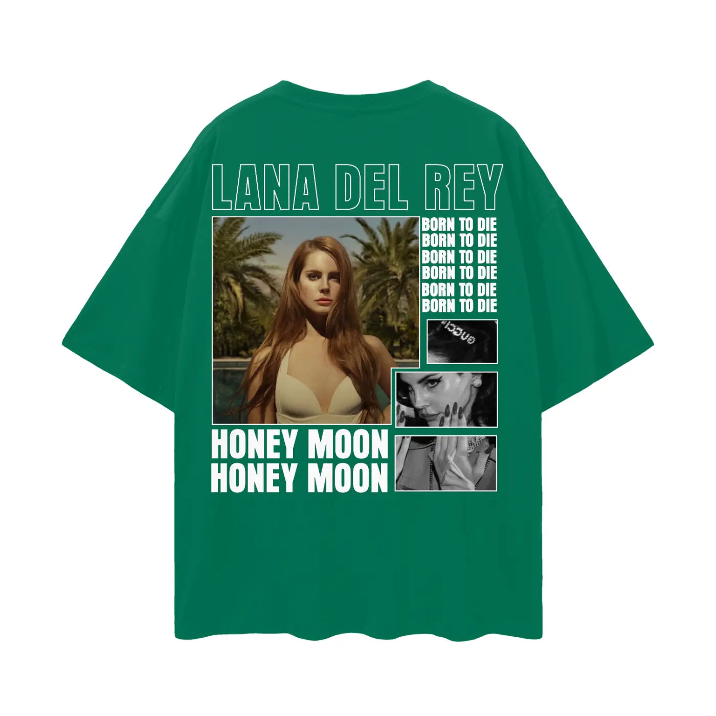 LANA DEL REY Oversize Deep Drop Shoulder Tee ODMPOD