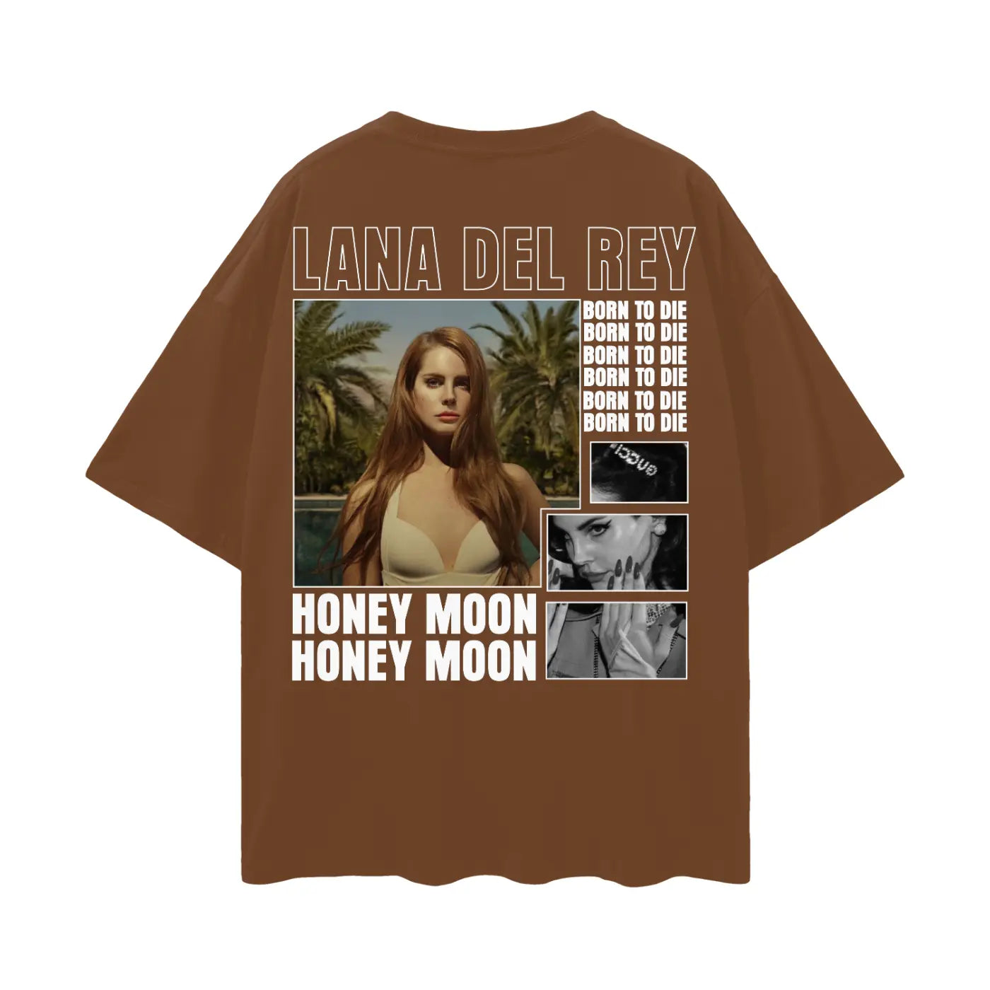 LANA DEL REY Oversize Deep Drop Shoulder Tee ODMPOD
